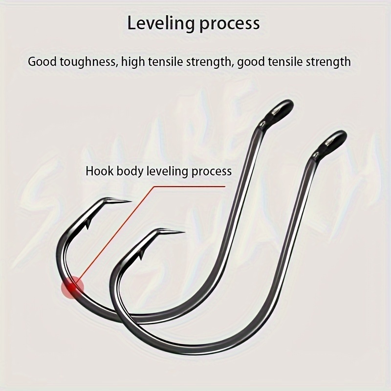 50 قطعة خطاف دائري معدات صيد ا - مراجعة Fishing Hook Circle وسعره