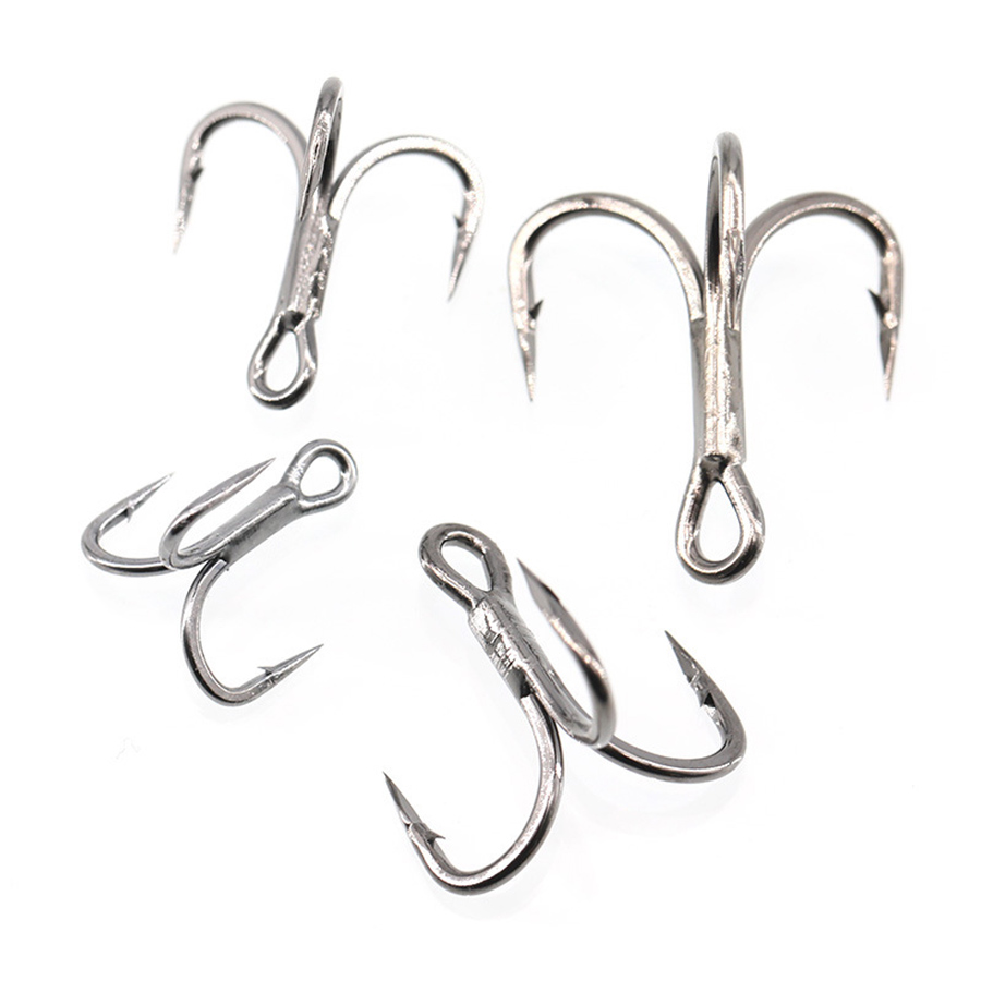 الصيد خطاف ثلاثي 6X قوي الكربو - مراجعة Fishing Hook Assortment وسعره