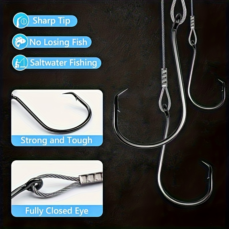 25 قطعة من خطافات الصيد الدائر - مراجعة Fishing Hook Circle وسعره